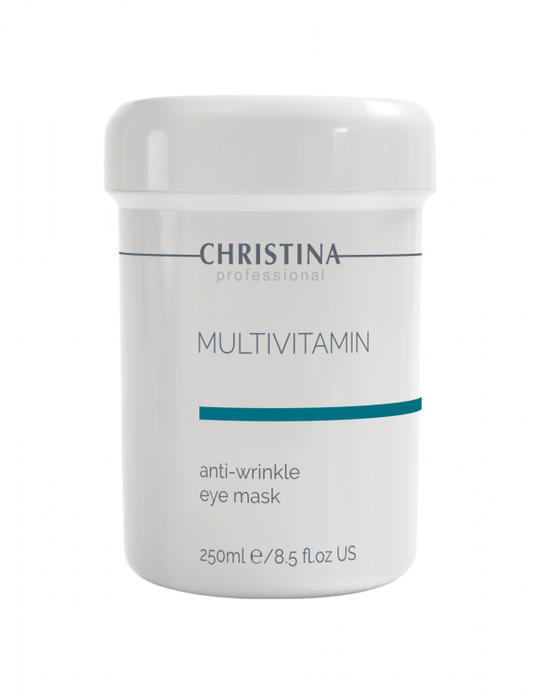 Multivitamin Anti-wrinkle eye mask - Мультивітамінна маска проти зморшків навколо очей Christina GENERAL LINE, 250 ml.