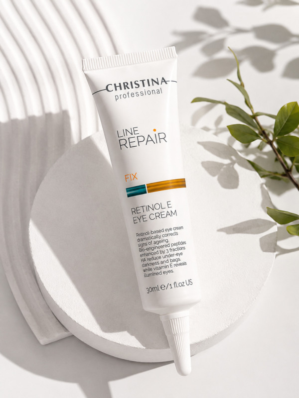 Retinol E Eye Cream - Крем для шкіри навколо очей з ретинолом та вітаміном Е Christina LINE REPAIR FIX