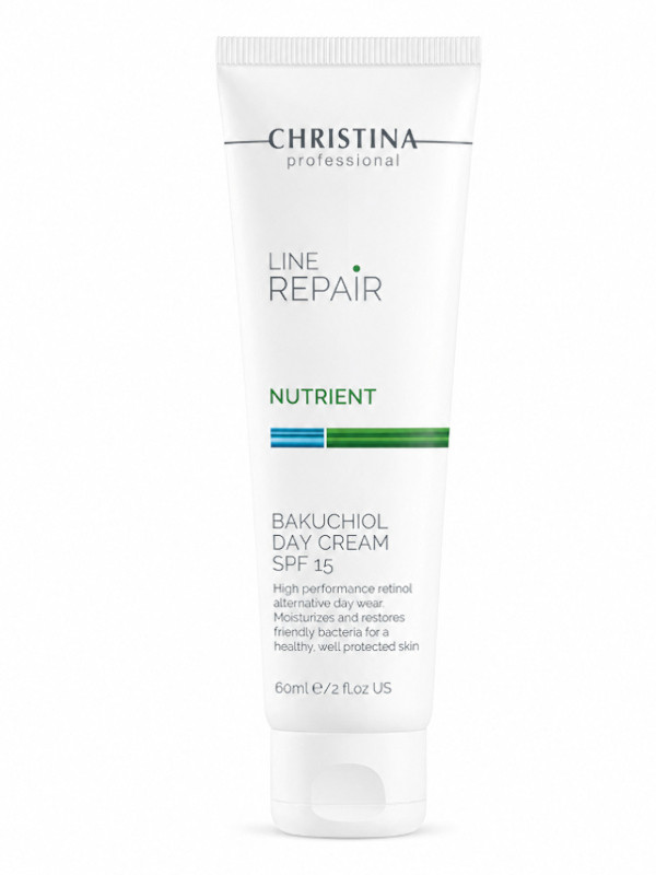 Bakuchiol Day Cream SPF 15 - Денний крем з бакучіолом SPF 15 Christina LINE REPAIR NUTRIENT, 50 ml.