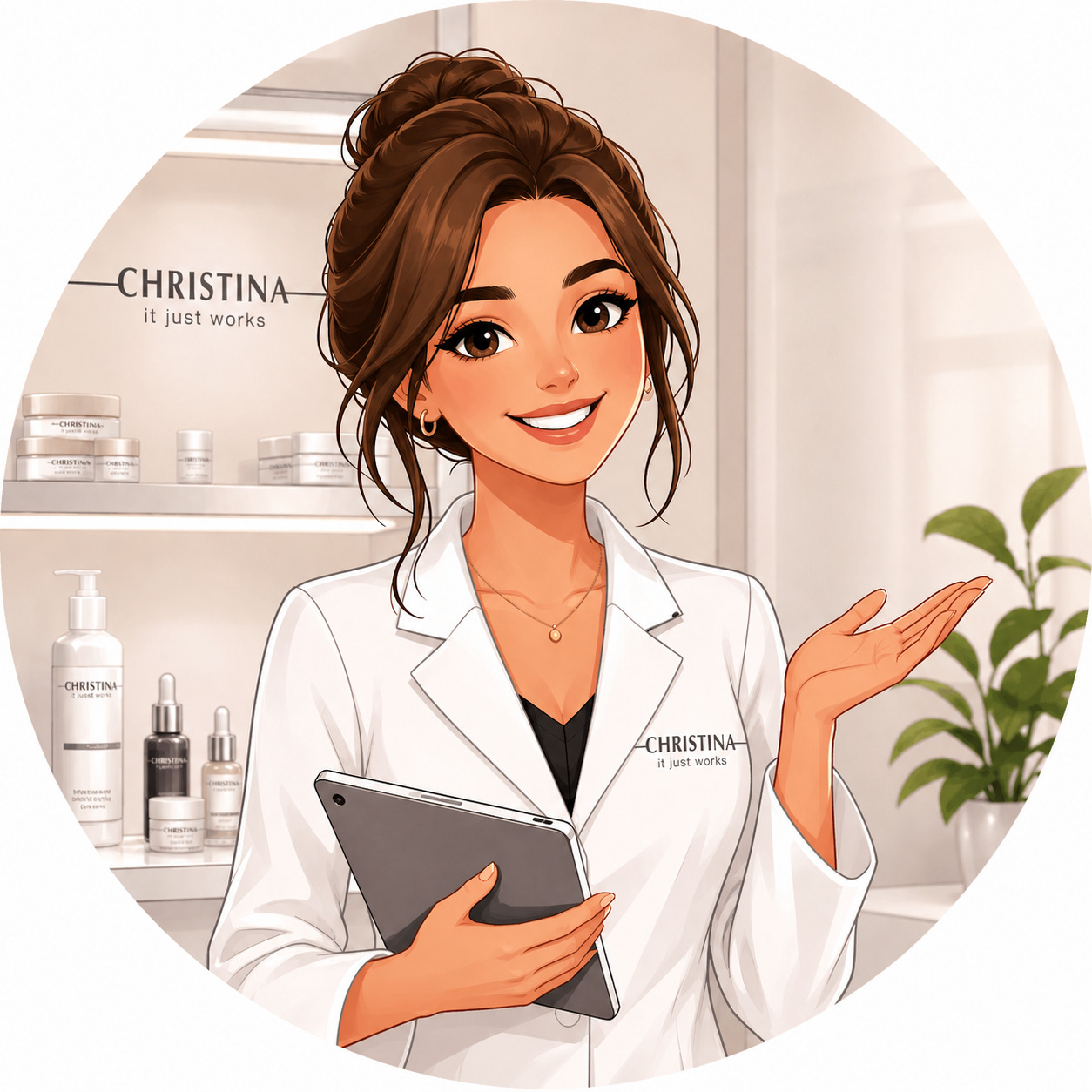 Крісті — AI-консультант Christina Cosmetics